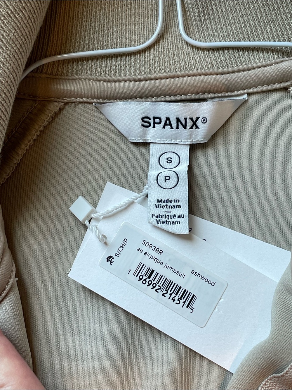 SPANX AirEssentials Pique Jumpsuit | Ashwood - Picture 6 of 11